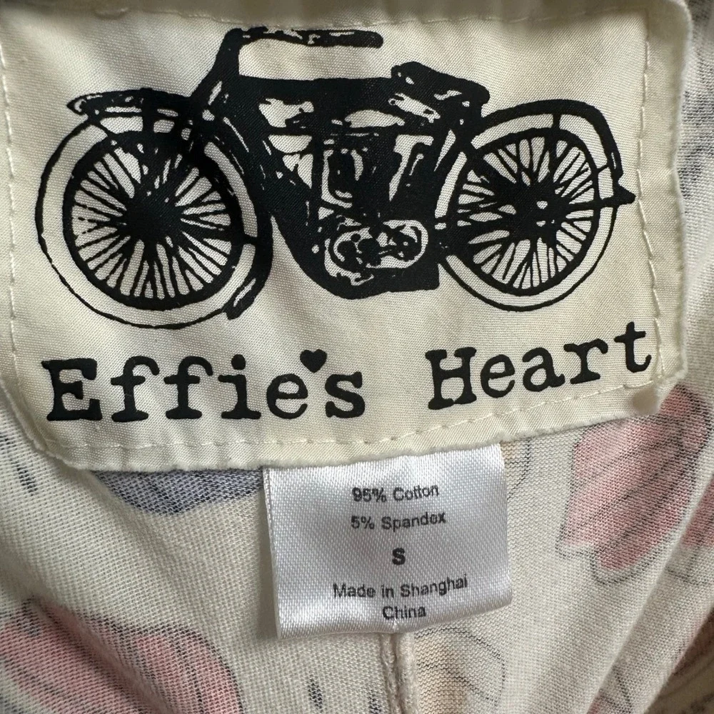 Effie's Heart Vacation Dress Flare Women S Wildflower Buttons Stretch Rockabilly